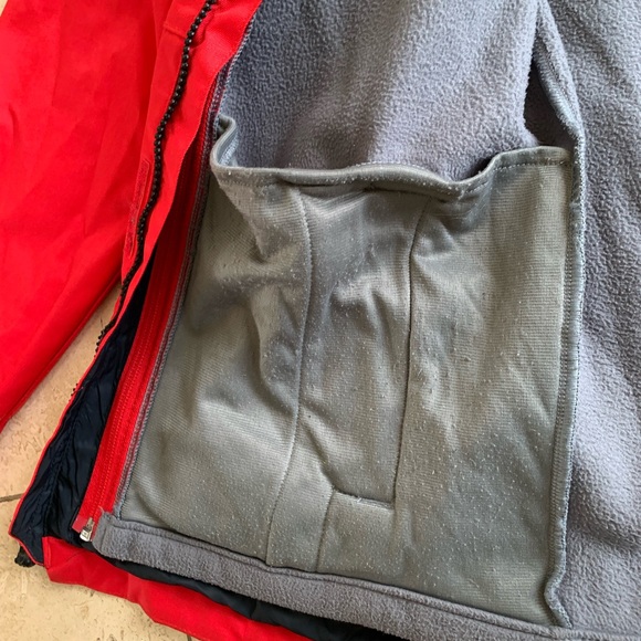 Under Armour Dual Layer Boys Youth YXL Coat Hooded Red Jacket ColdGear Infrared - Picture 11 of 12